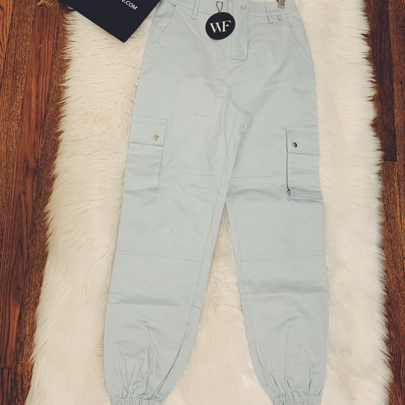 white fox cargo pants